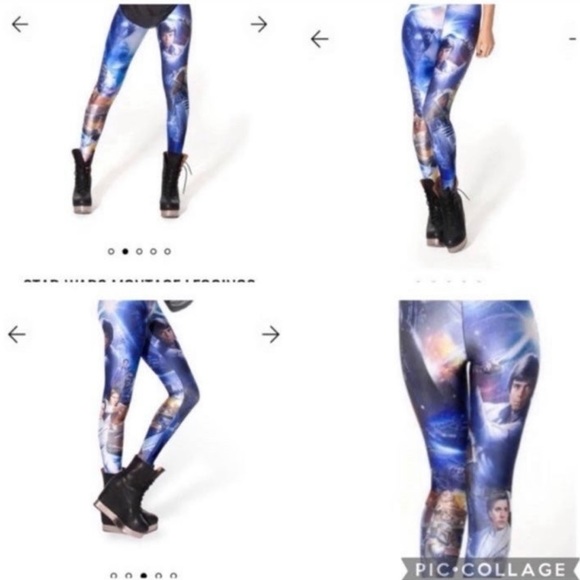 Blackmilk Star Wars Montage graphic Leggings - Picture 9 of 11